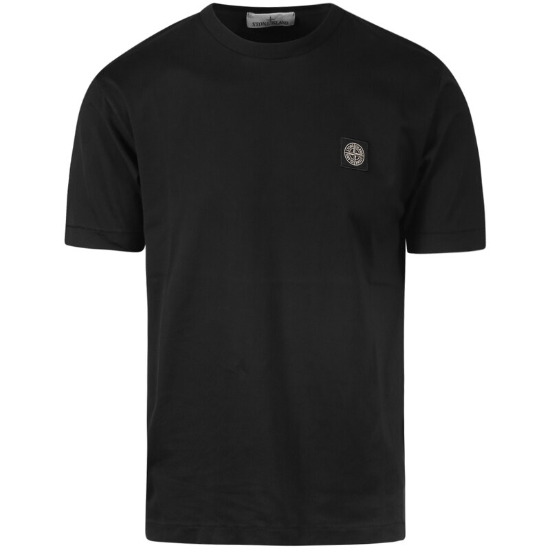24SS 로고 패치 티셔츠 블랙 801524113 A0029 - Stone Island