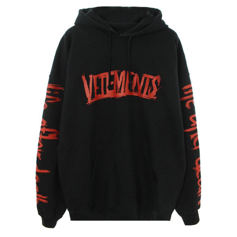 12주년 월드 투어 후드티 UA52TR910R BLACK/RED - Vetements