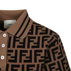 24SS 키즈 여성 FF 자카드 원피스 JFG161 AEYD F15B6 썸네일 3