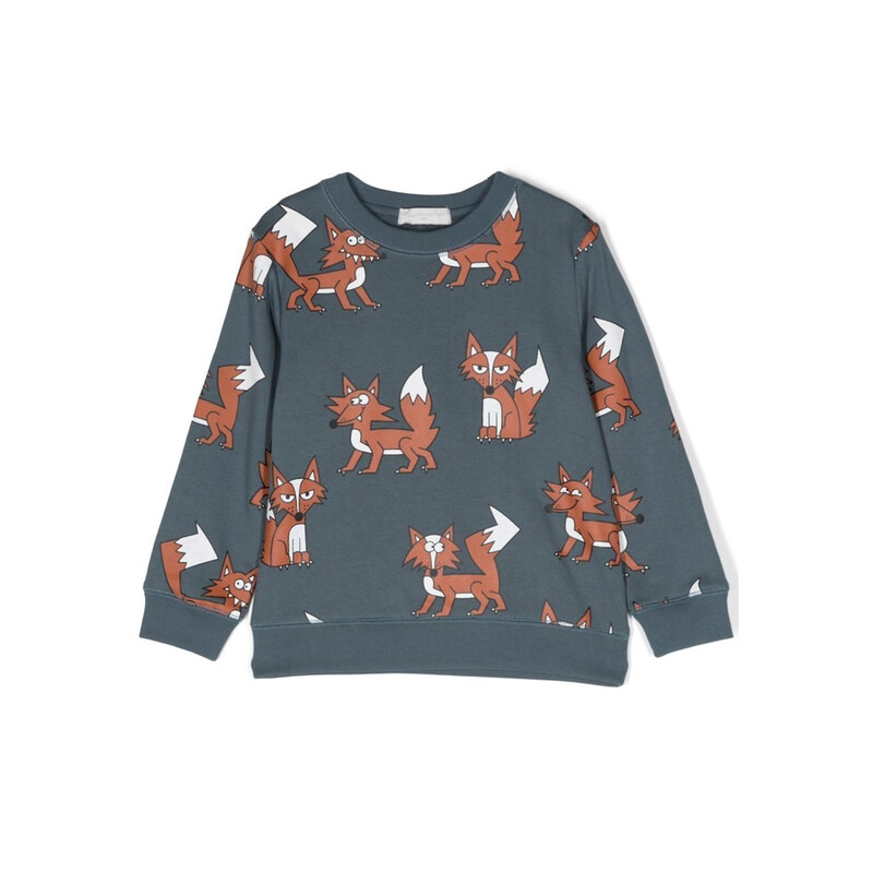 22FW 키즈 여성 폭스 맨투맨 8R4P10 Z0604 619MC - Stella McCartney