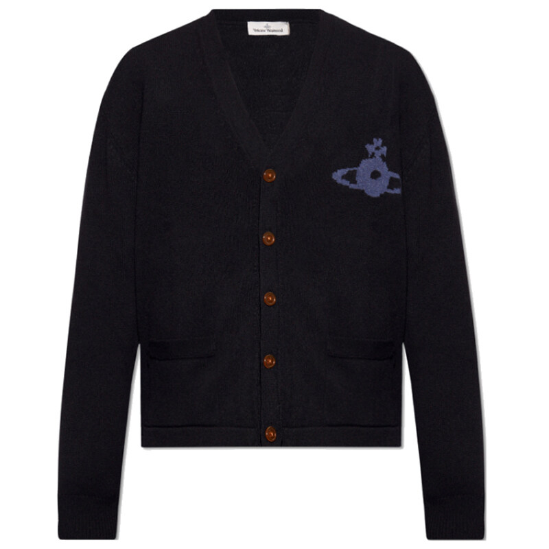 24SS ALEX 메리노 브이넥 가디건 27010014 Y0018 N401 - Vivienne Westwood