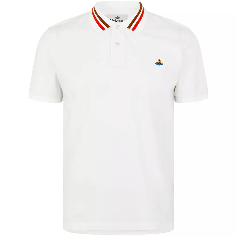 25SS ORB 로고 자수 폴로 티셔츠 2H01000I J0009 A401 - Vivienne Westwood