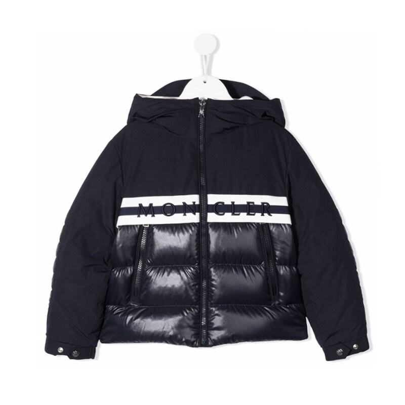 21FW 키즈 여성 로고 프린트 패딩 1A55A 20 54A91 74S - Moncler