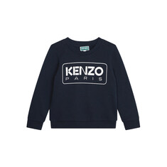 24SS 키즈 여성 로고프린트 맨투맨 네이비 K60322 84A 썸네일 1