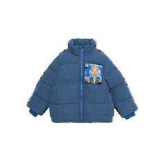 22FW 키즈 여성 리버스 플리스 패딩 자켓 블루 8053703 썸네일 1