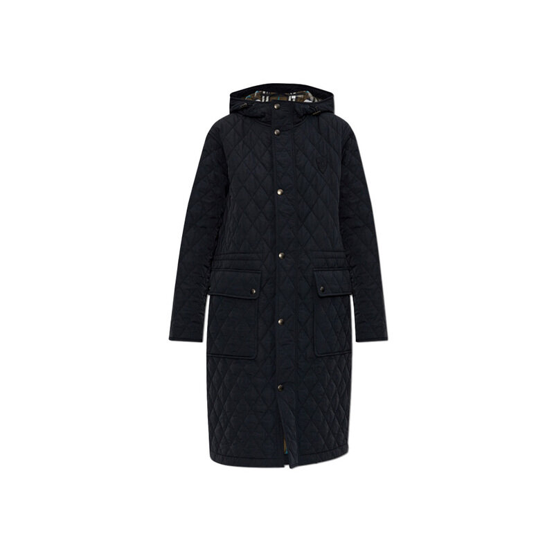 24FW 로고패치 포켓 다이아몬드 롱 퀄팅 자켓 8096919 - Burberry