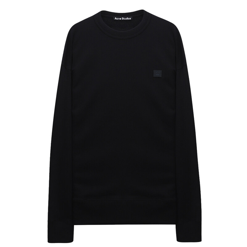 23FW 페이스 맨투맨 블랙 CI0076 900 - Acne Studios