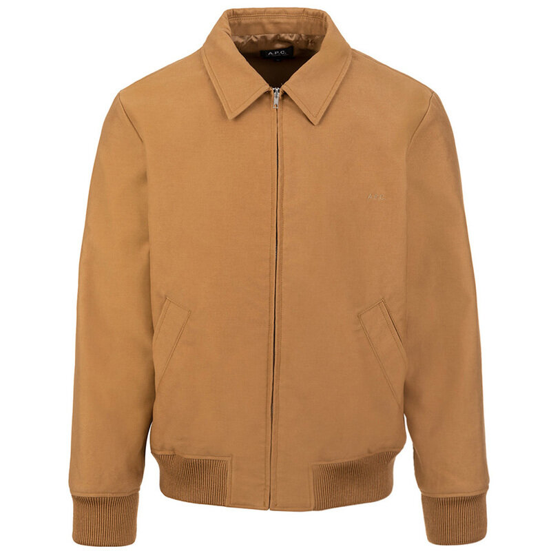23SS GILLES 로고 자수 블루종 COFCS H02706 CAF - A.P.C.