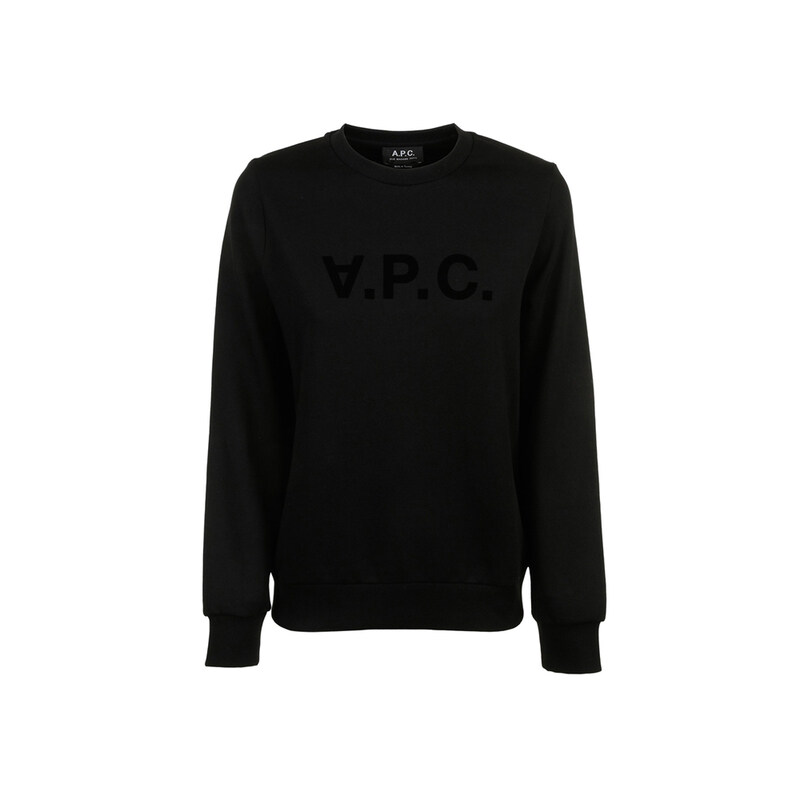 23SS 비바 VIVA 로고 맨투맨 블랙 COFAX F27644 LZZ - A.P.C.