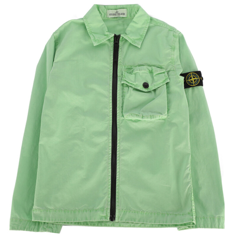 22SS 키즈 여성 와펜 패치 셔츠 자켓 761610510 V0151 - Stone Island