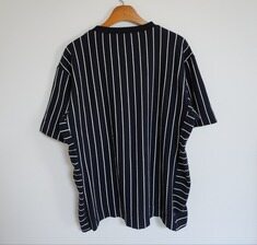 44 준지 블랙 스트라이프 남성 반팔티 JC7342P15R  썸네일 4
