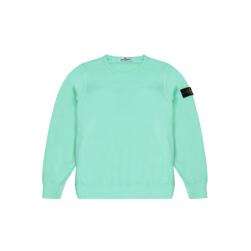 24SS 키즈 여성 와펜 크루넥 맨투맨 801661340 V0052 - Stone Island