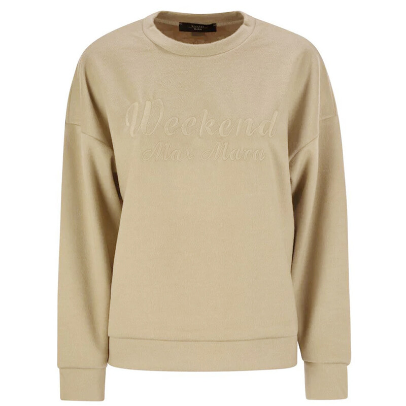 24FW LAGHI 자수 로고 맨투맨 베이지 2425926032 002 - Max Mara