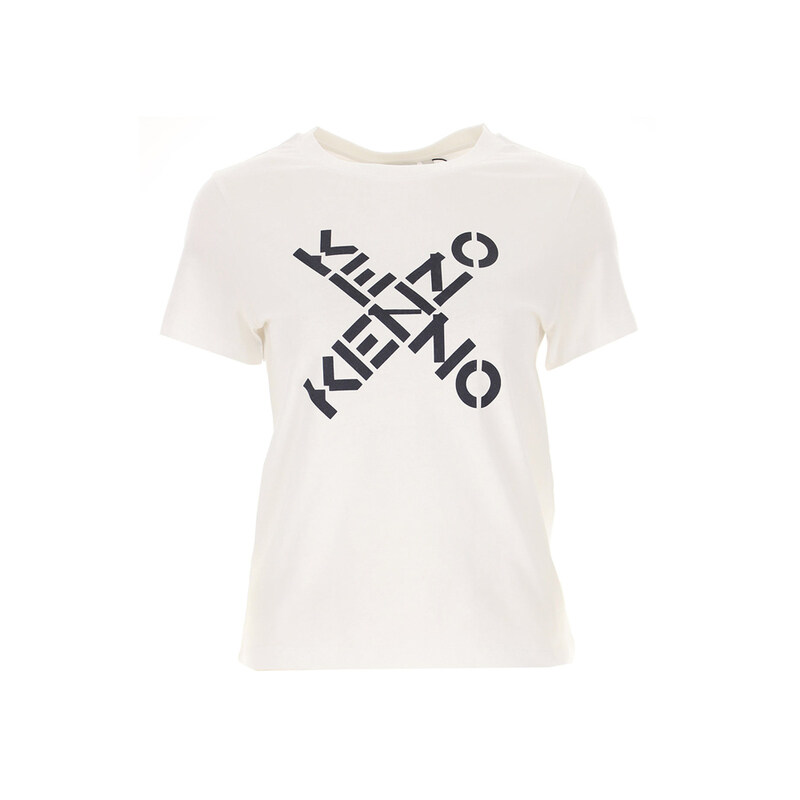 13주년 여성 크로스 로고 티셔츠 2TS850 4SJ 01 - Kenzo