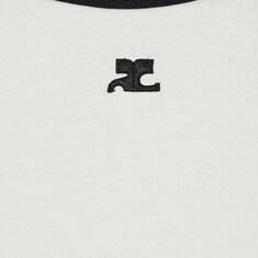 24SS 콘트라스트 티셔츠 화이트 PERJTS017JS0070 0098 썸네일 3