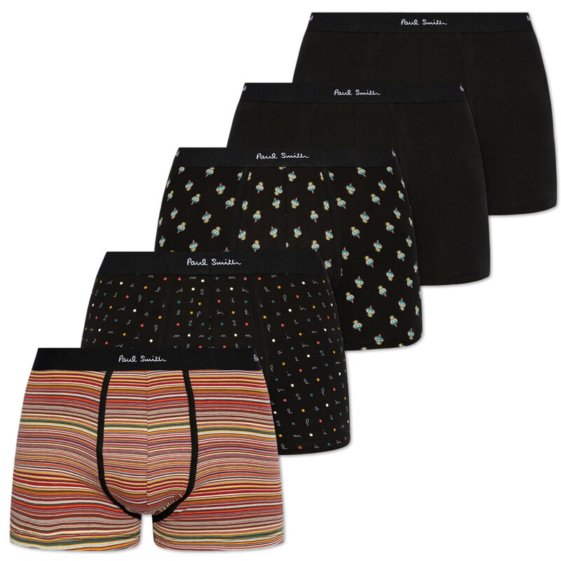 25SS 블랙 믹스 5 PACK 언더웨어 M1A 914 P5PK10 1A - Paul Smith