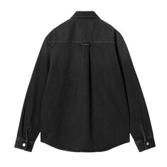 24SS HARVEY 로고 패치 셔츠 자켓 블랙 I033346 894L 썸네일 2
