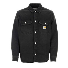 24SS HARVEY 로고 패치 셔츠 자켓 블랙 I033346 894L 썸네일 1
