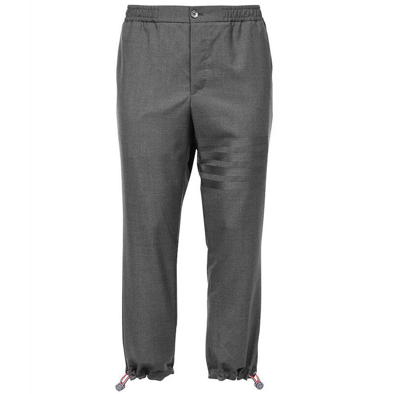 24SS 사선 앵클 스트링 트랙 팬츠 MTT030A 06146 025 - Thom Browne