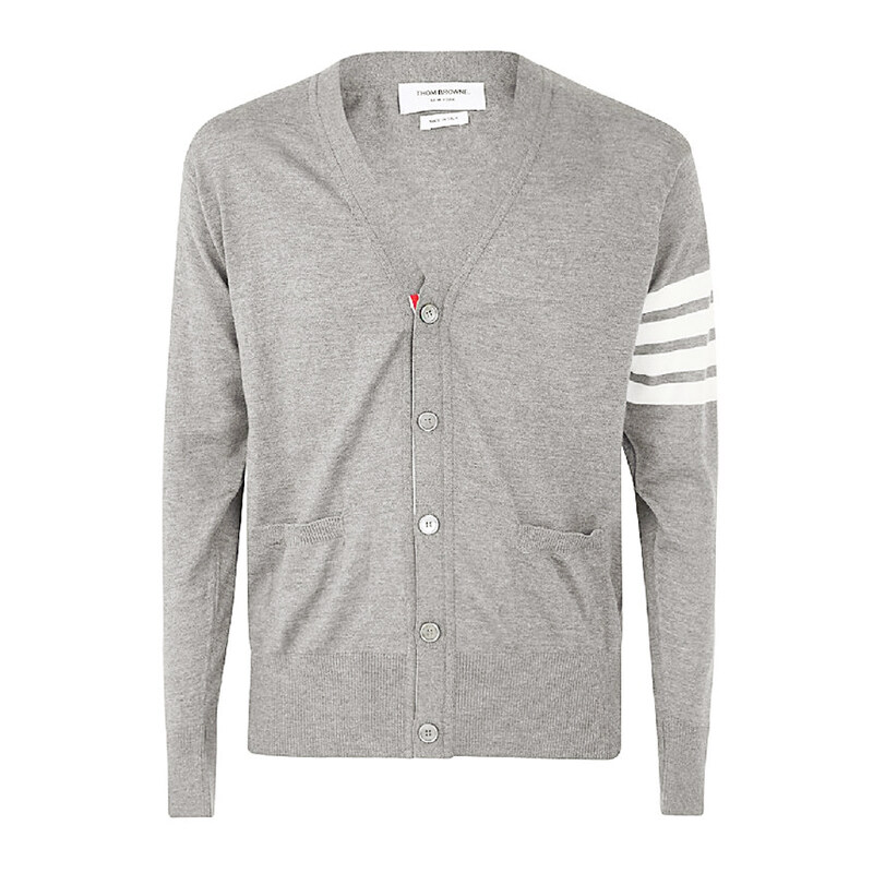 25SS 사선완장 울 가디건 MKC002A 00014 058 - Thom Browne