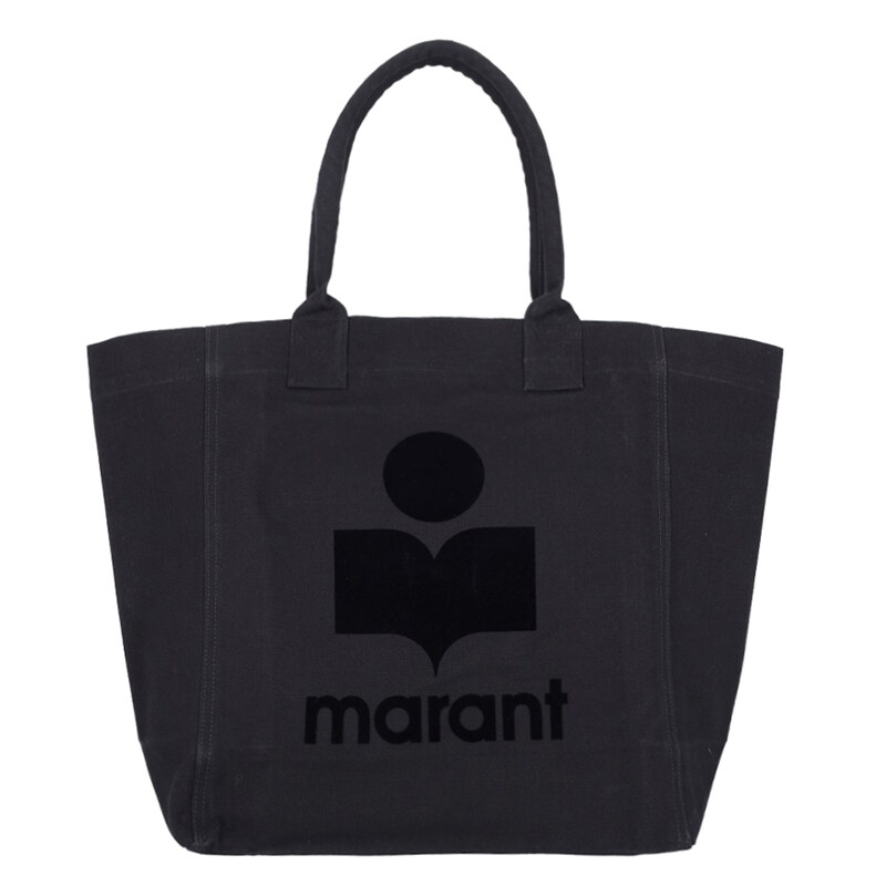 24FW 옌키 YENKY 벨벳 토트백  PM0001FA A1X18M 01BK - Isabel Marant