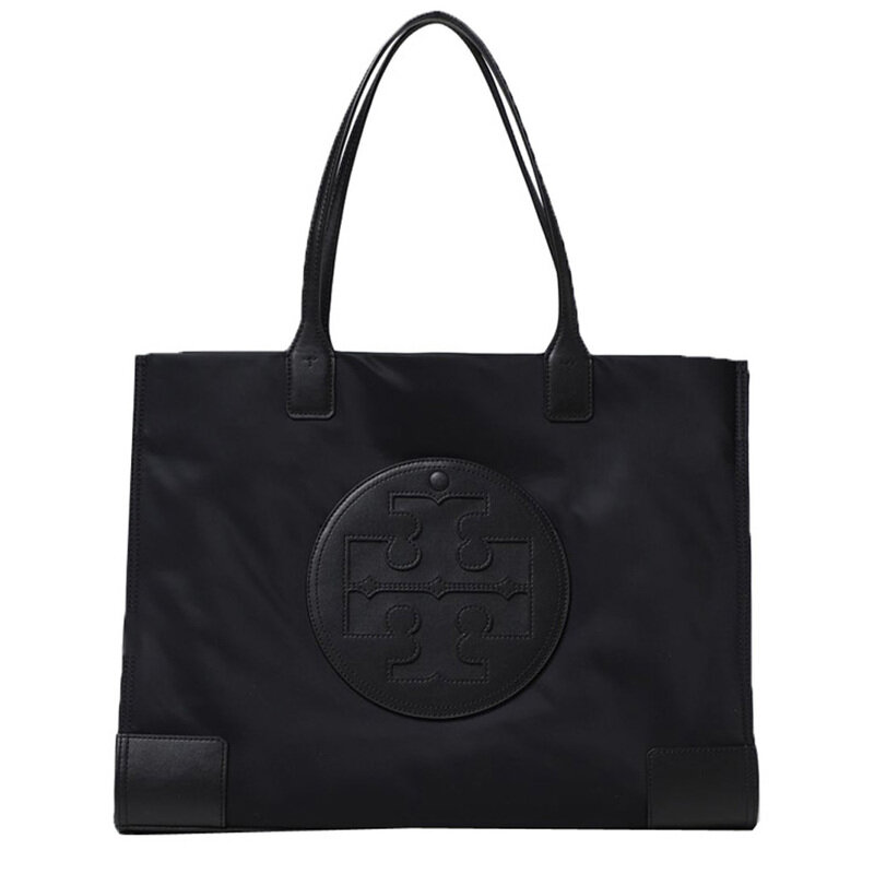 25SS 엘라 시그니처 로고 토트백 블랙 87116 001 - Tory Burch
