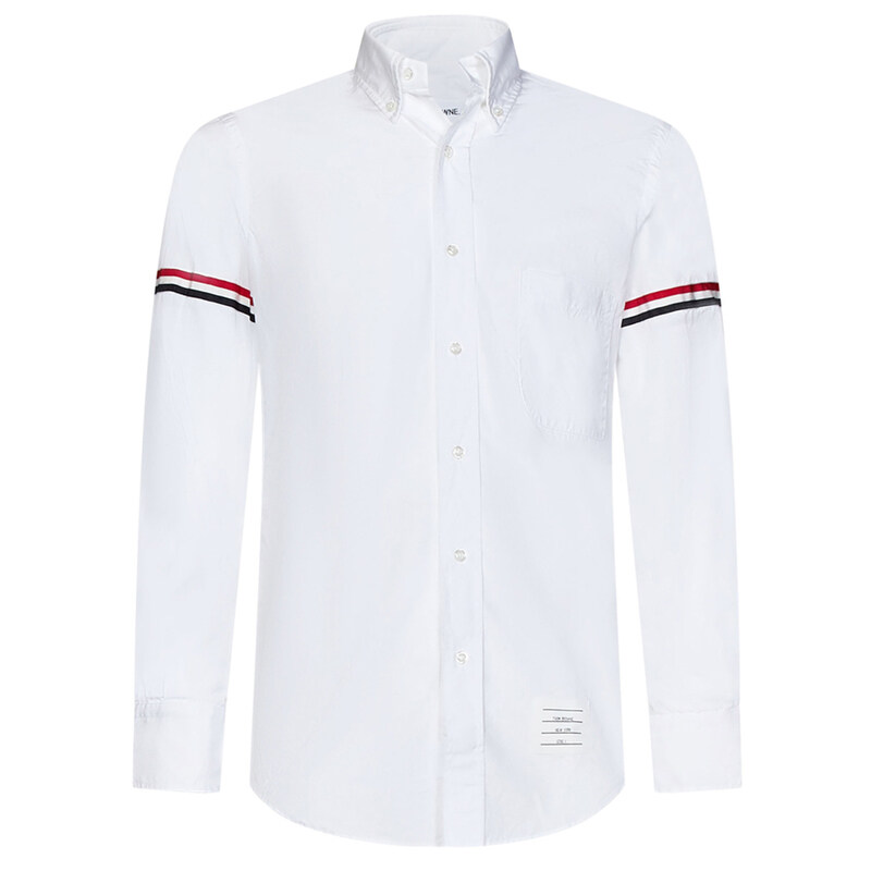 25SS 암밴드 클래식 포플린 셔츠 MWL150E 03113 100 - Thom Browne