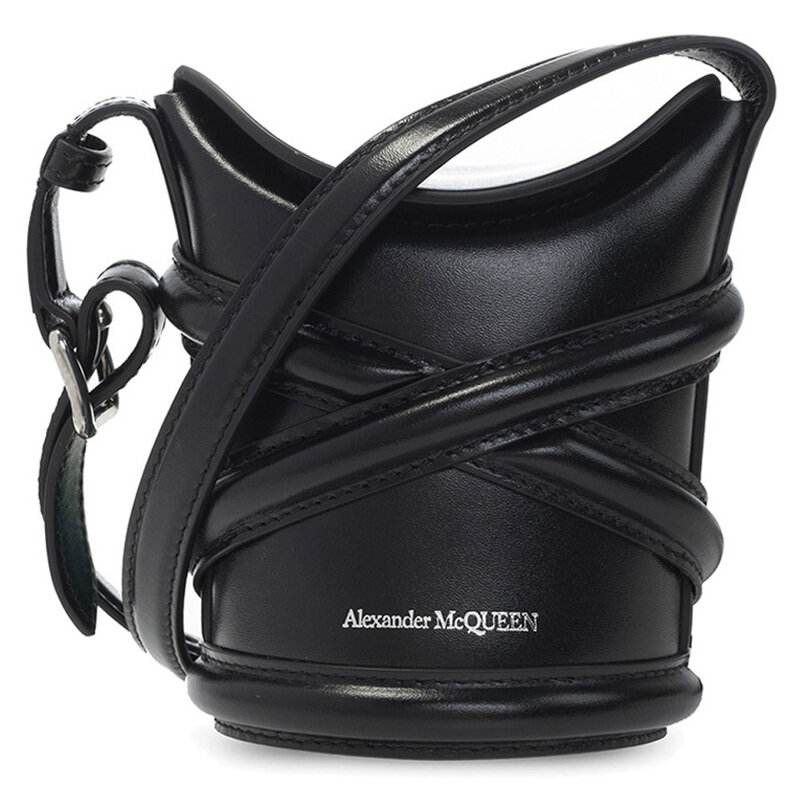 24SS 로고 커브 마이크로 버킷백 682683 1YBA7 1000 - Alexander McQueen