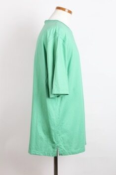 에르메스 홀스 레더 패치 반팔 티셔츠 그린 L(100) 썸네일 3
