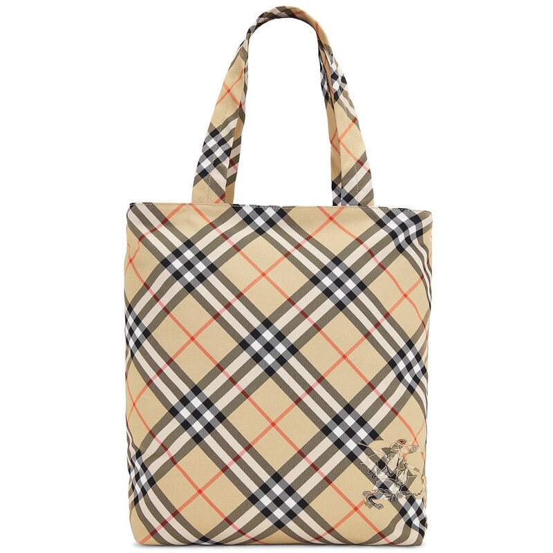 24FW 체크 클래식 토트백 샌드 8097716 - Burberry