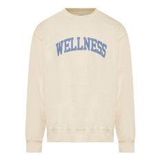 22FW 웰니스 로고 기모 맨투맨 크림 CR623CR 썸네일 1