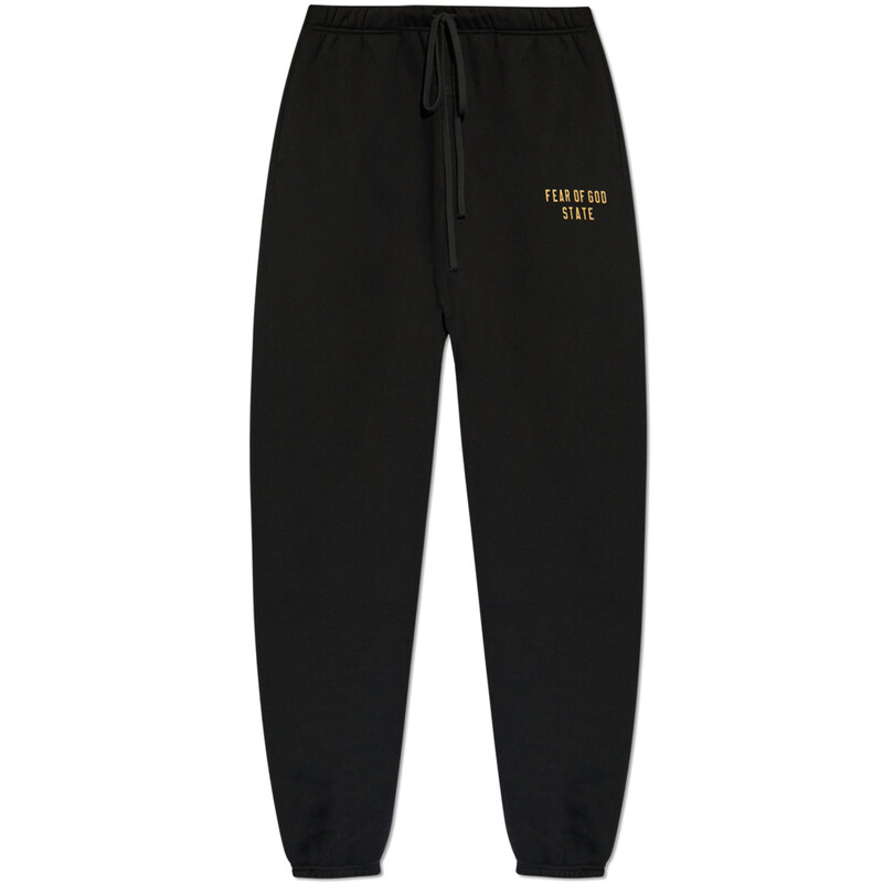 25SS 에센셜 기모 트레이닝 팬츠 130BT242020F BLACK - Fear of God
