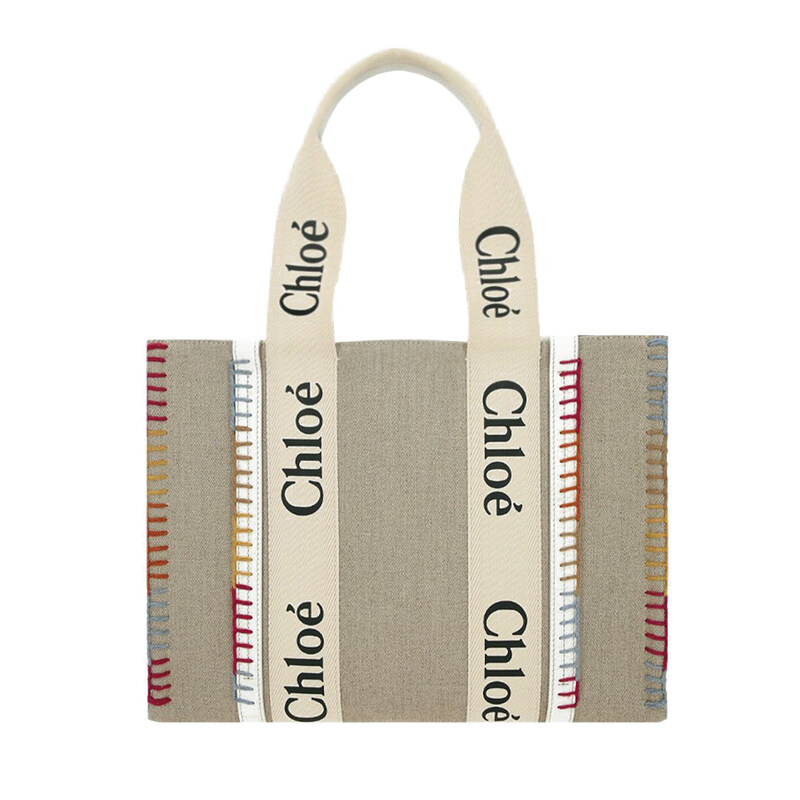 25SS 우디 미디움 토트백 화이트 CHC22AS383H74 101 - Chloe