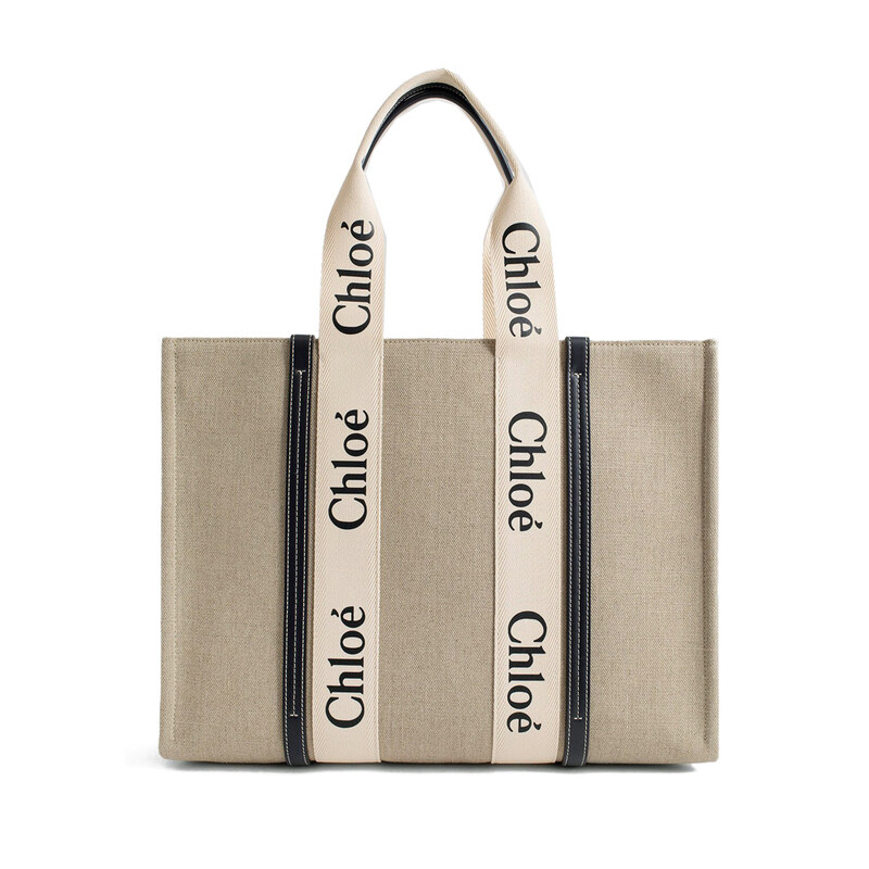25SS 우디 라지 토트백 네추럴 CHC22AS382I26 91J - Chloe