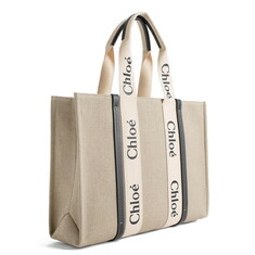 25SS 우디 라지 토트백 네추럴 CHC22AS382I26 91J 썸네일 2