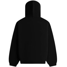 25SS 에센셜 로고 기모 후드티 192BT246250F BLACK 썸네일 2