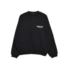 24FW 에센셜 기모 맨투맨 192HO246260F BLACK 썸네일 1