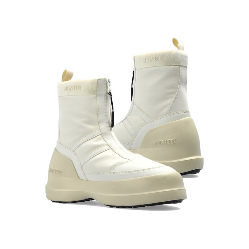 24FW 루나 지퍼 부츠 크림 80D2480010 L002 - Moon Boot