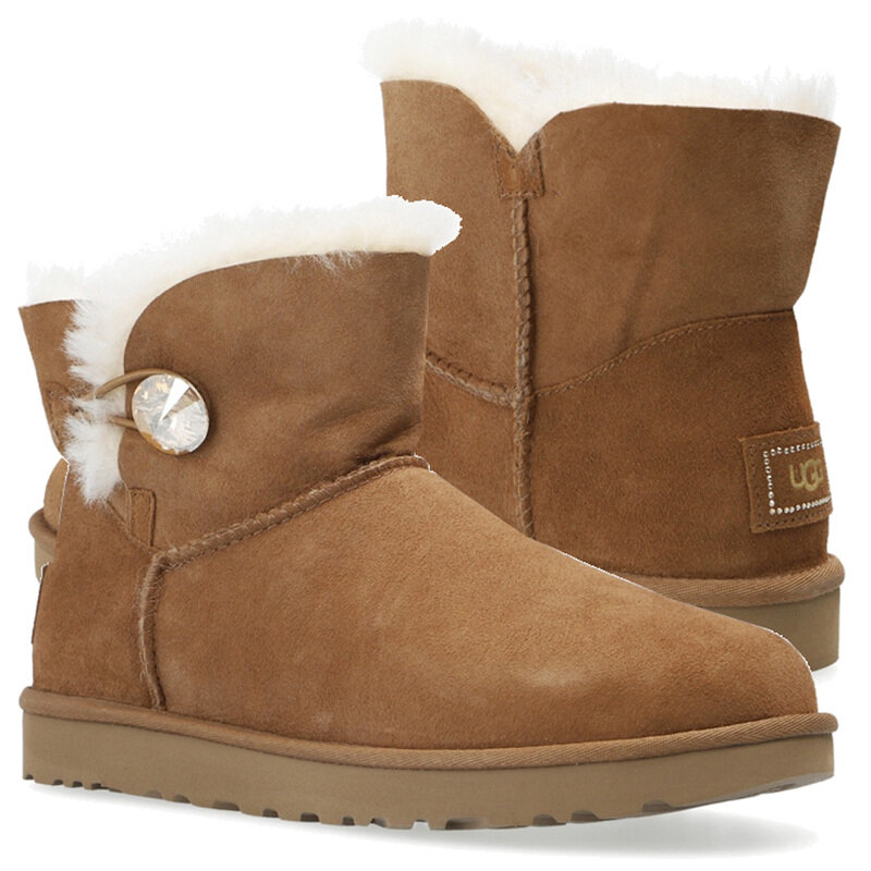24FW 미니 베일리 버튼 블링 부츠 브라운 1016554 CTGL - Ugg