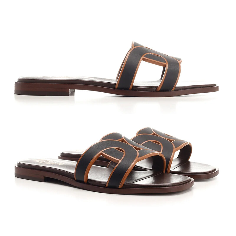 25SS 카테나 체인 플랫 샌들 XXW70K0GU70 MID 9999 - Tods