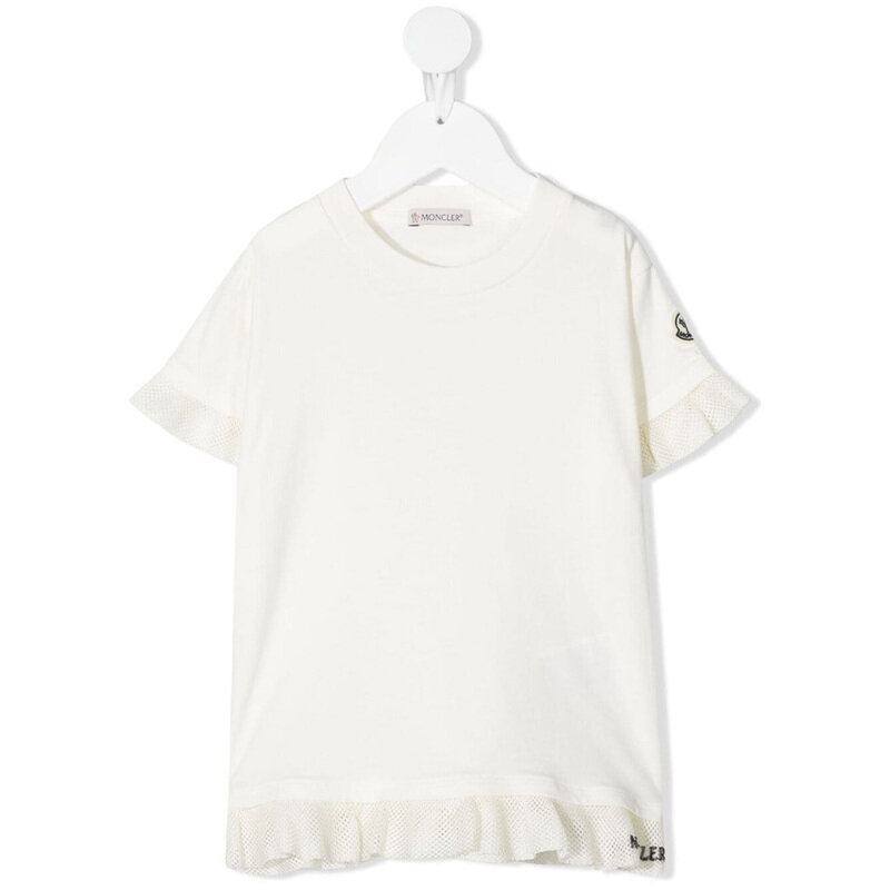 21SS 키즈 여성 러플 티셔츠 8C757 10 83907 034 - Moncler