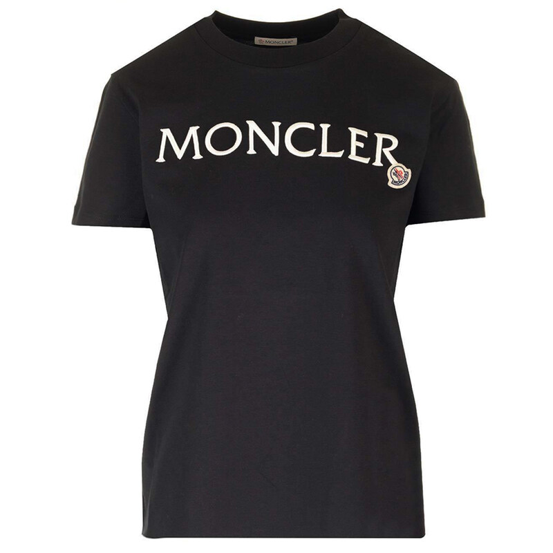 24SS 로고 자수 레터링 티셔츠 8C000 06 829HP 999 - Moncler