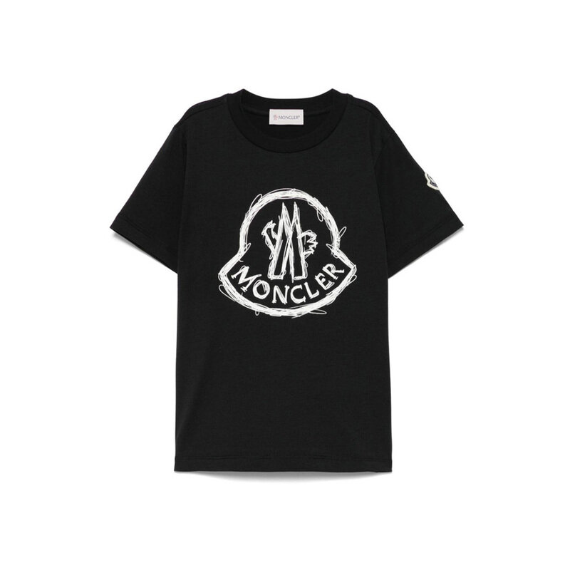 25SS 키즈 여성 프린트 티셔츠 8C000 14 89AFV 999 - Moncler