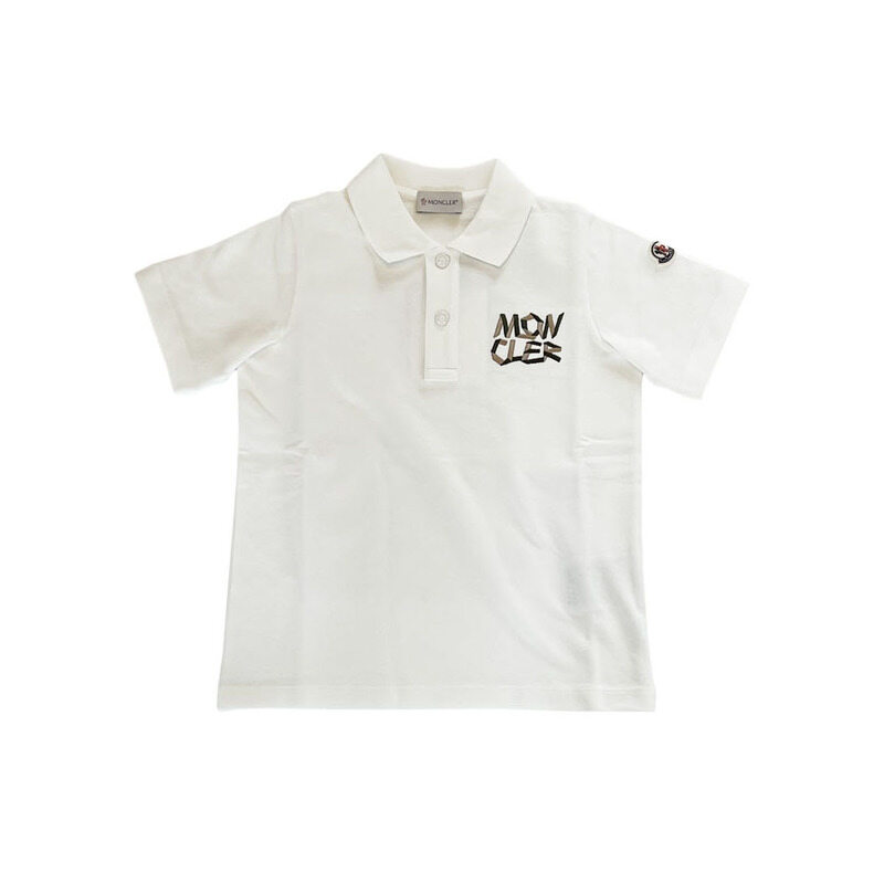 25SS 키즈 여성 로고 폴로 티셔츠 8A000 09 89ALK 034 - Moncler