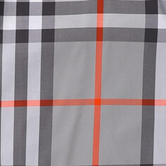23FW 키즈 여성 체크 브이넥 티셔츠 그레이 8069330 썸네일 3