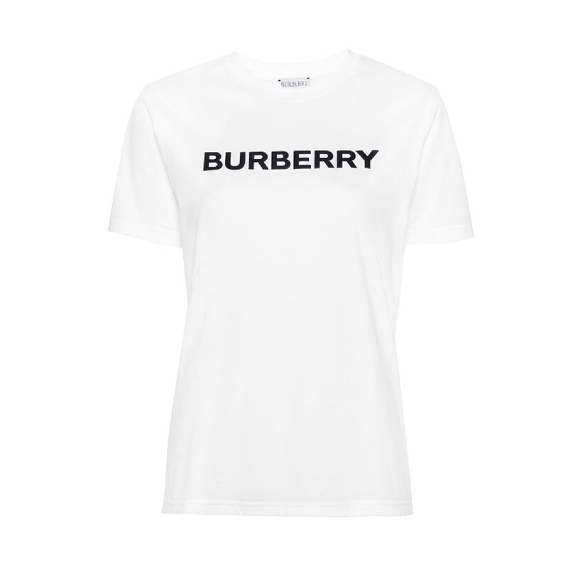 24SS MARGOT 로고 프린팅 티셔츠 화이트 8080325 - Burberry