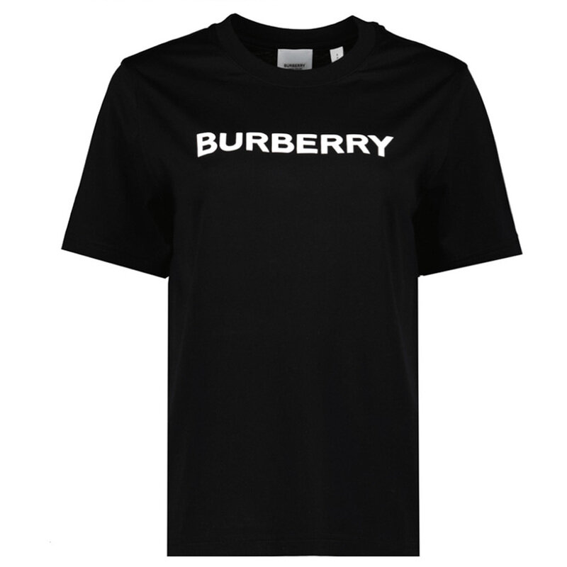 24SS MARGOT 시그니처 로고 티셔츠 블랙 8055251 - Burberry