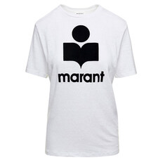 23FW 쥬얼 로고 린넨 티셔츠 TS0001FA A1N09E 20WH 썸네일 1