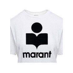 23FW 쥬얼 로고 린넨 티셔츠 TS0001FA A1N09E 20WH 썸네일 3
