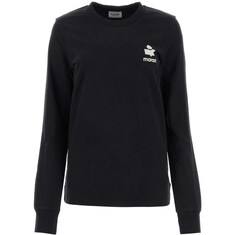 23FW GABBY 로고 프린트 티셔츠 TS0132FA A3N59E 01BK 썸네일 1